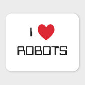 Ik hou van robots Mousepad Muismat