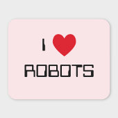 Ik hou van robots Mousepad Muismat