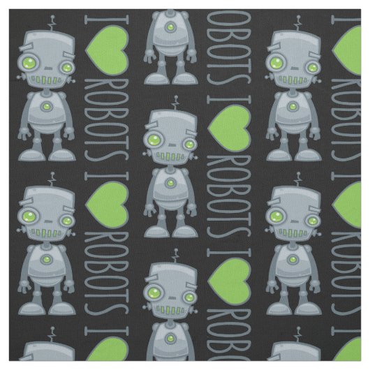 Ik hou van robots stof (Swatch)