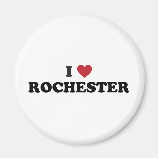 Ik hou van Rochester New York Magneet (Voorkant)