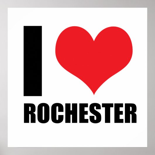 Ik hou van Rochester Poster (Voorkant)