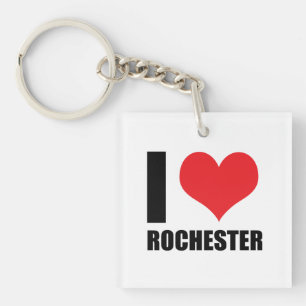 Ik hou van Rochester Sleutelhanger