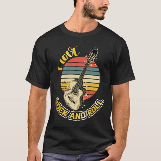 Ik hou van rock and roll T-Shirt (Voorkant)