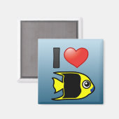 Ik hou van rock beauty magneet (Voorkant / Achterkant)