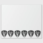 Ik hou van rock cadeaupapier (Vlak)