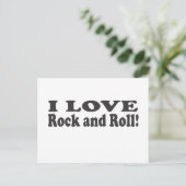 Ik hou van Rock en Roll. Briefkaart (Staand voorkant)