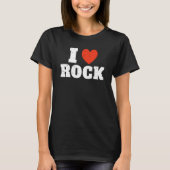 Ik hou van Rock en Roll Rocker T-shirt (Voorkant)