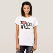 Ik hou van rock en roll t-shirt (Voorkant volledig)