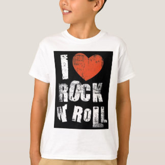 ik hou van rock en roll t-shirt