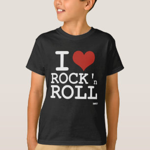 Ik hou van rock en roll t-shirt