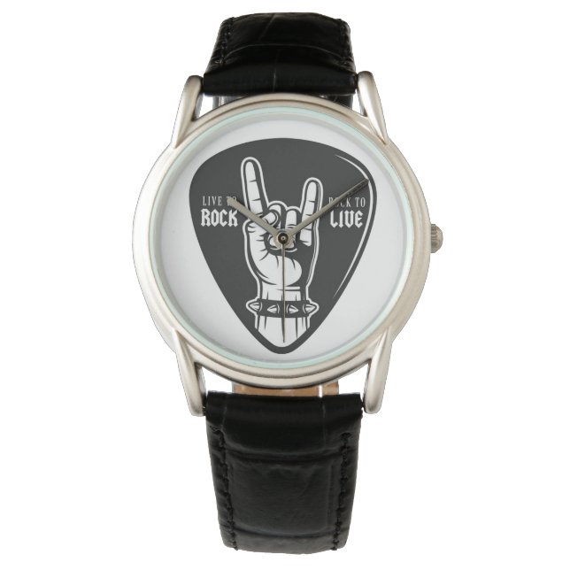 Ik hou van rock horloge (Voorkant)