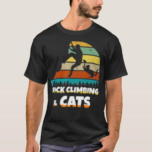 Ik hou van Rock Klim Cats Mountain Cat T-shirt