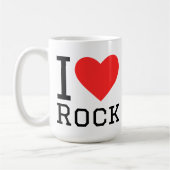 Ik hou van rock koffiemok (Links)