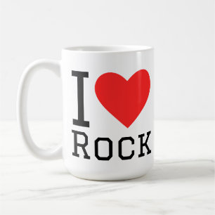 Ik hou van rock koffiemok