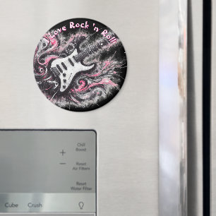 Ik hou van Rock N Roll Elektrische Gitaar Geperson Magneet