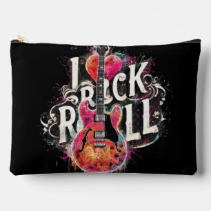 Ik hou van rock n roll elektrische gitaar schilder etui