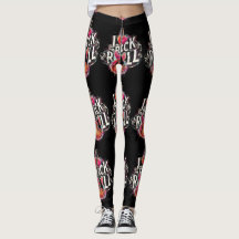 Ik hou van rock n roll elektrische gitaar schilder