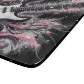 Ik hou van rock n roll elektrische gitaar schilder snijplank (Hoek)