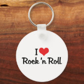 Ik Hou Van Rock & Roll Sleutelhanger (Voorkant)