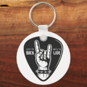Ik hou van rock sleutelhanger (Voorkant)