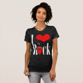 Ik hou van rock t-shirt (Voorkant volledig)