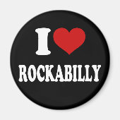 Ik hou van Rockabilly Magneet (Voorkant)