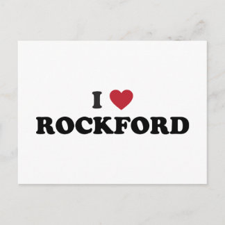 Ik hou van Rockford Illinois Briefkaart