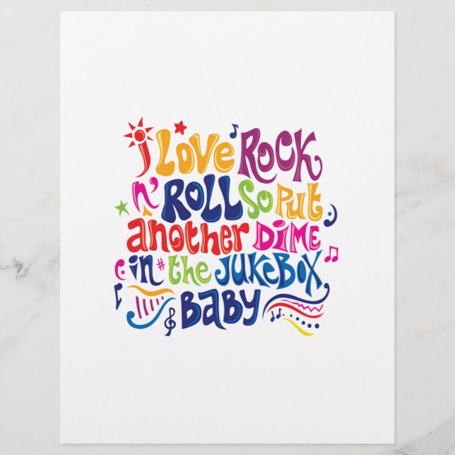 Ik hou van rock'n roll (Voorkant)