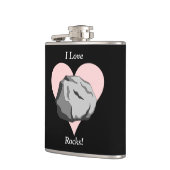 Ik hou van Rocks! Heupfles (Links)