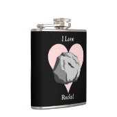 Ik hou van Rocks! Heupfles (Rechts)