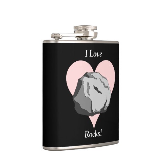 Ik hou van Rocks! Heupfles (Rechts)