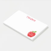 Ik hou van rode homeschool appel post-it® notes (Schuin)