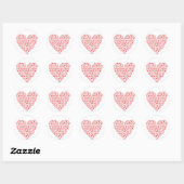 Ik hou van rode kerst Stickers met kerst (Vel)