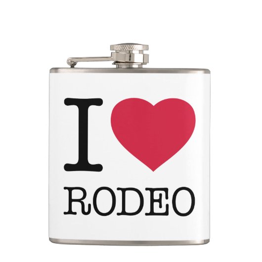 IK HOU VAN RODEO HEUPFLES (Voorkant)