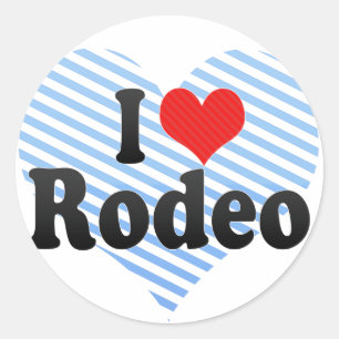Ik hou van Rodeo Ronde Sticker