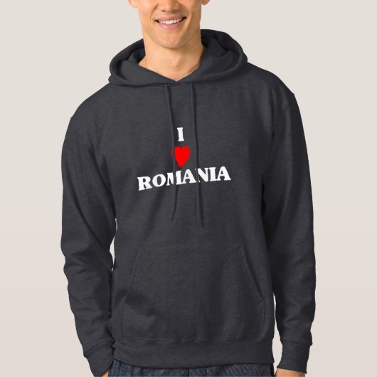 Ik hou van Roemenië Hoodie (Voorkant)