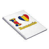 Ik hou van Roemenië Notitieboek (Rechterzijde)
