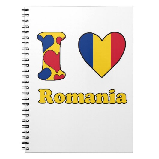 Ik hou van Roemenië Notitieboek (Voorkant)