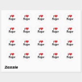 Ik hou van Roger Hart Sticker (Vel)