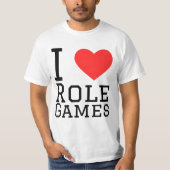 Ik hou van rollenspellen t-shirt (Voorkant)