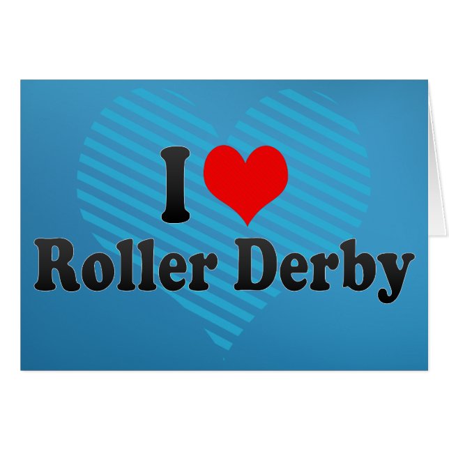 Ik hou van Roller Derby (Voorkant Horizontaal)