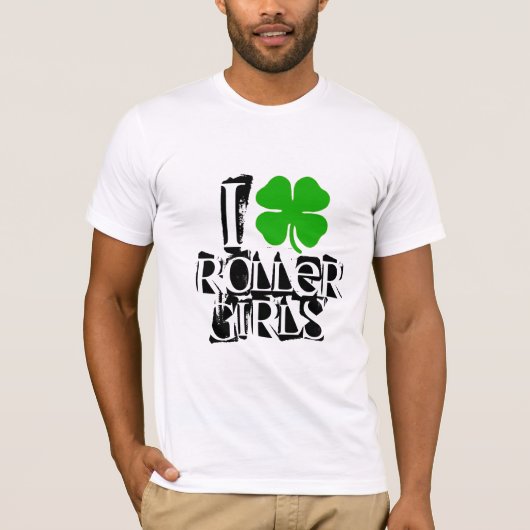 Ik hou van Roller Girls T-shirt (Voorkant)