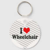 Ik hou van rolstoel sleutelhanger (Voorkant)