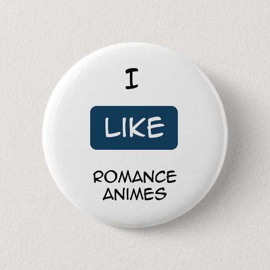 Ik hou van Romance Anime's Ronde Button 5,7 Cm (Voorkant)