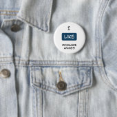 Ik hou van Romance Anime's Ronde Button 5,7 Cm (In situ)