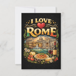 Ik hou van Rome Bedankkaart