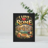 Ik hou van Rome Briefkaart (Staand voorkant)