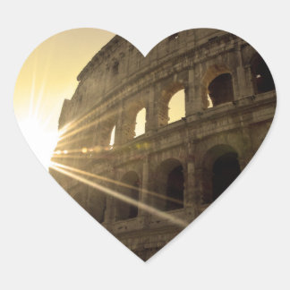 Ik hou van Rome - Colosseum Hart Sticker