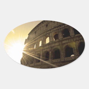 Ik hou van Rome - Colosseum Ovale Sticker