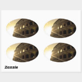 Ik hou van Rome - Colosseum Ovale Sticker (Vel)